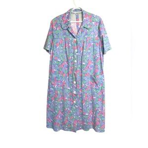 Handmade Vintage Summer Housecoat, Pockets